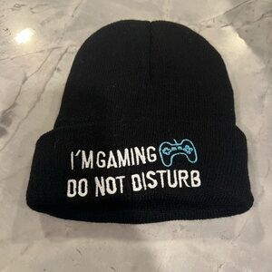 Black Gaming Beanie